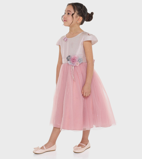 Victor and Jane Victor and Jane - Pink Party Dress