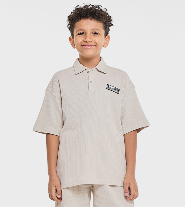 Victor and Jane Victor and Jane - Cream T-shirts & Bottoms