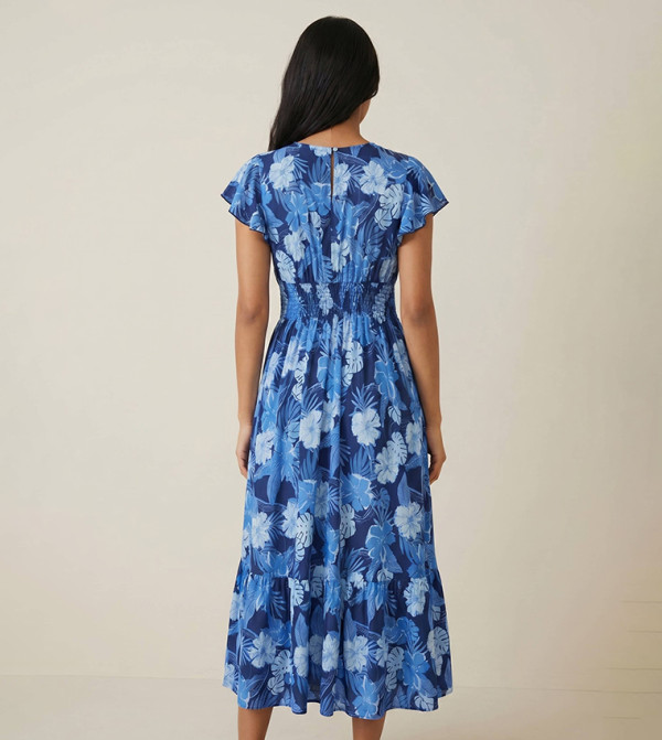 Victor and Jane Dresses - Blue Midi Dresses