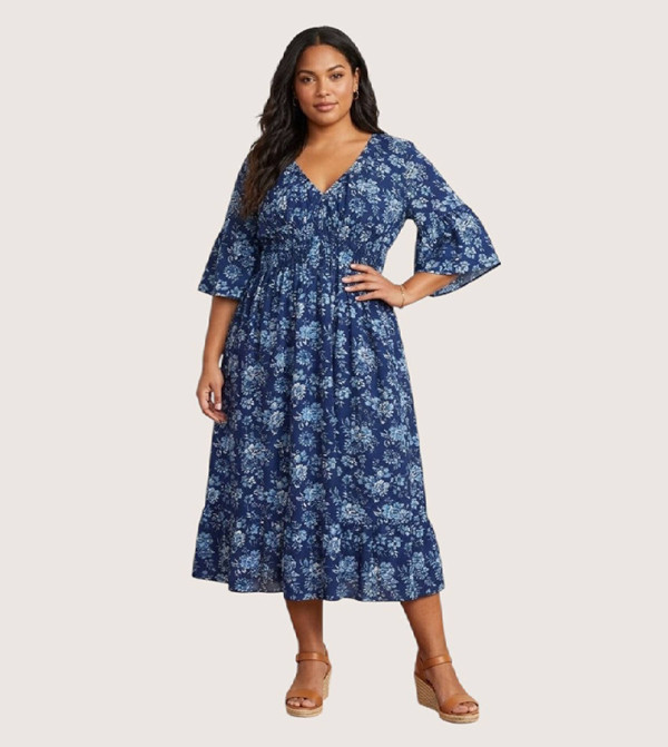 فيكتور آند جين فيكتور آند جين  - كحلي Midi Dresses