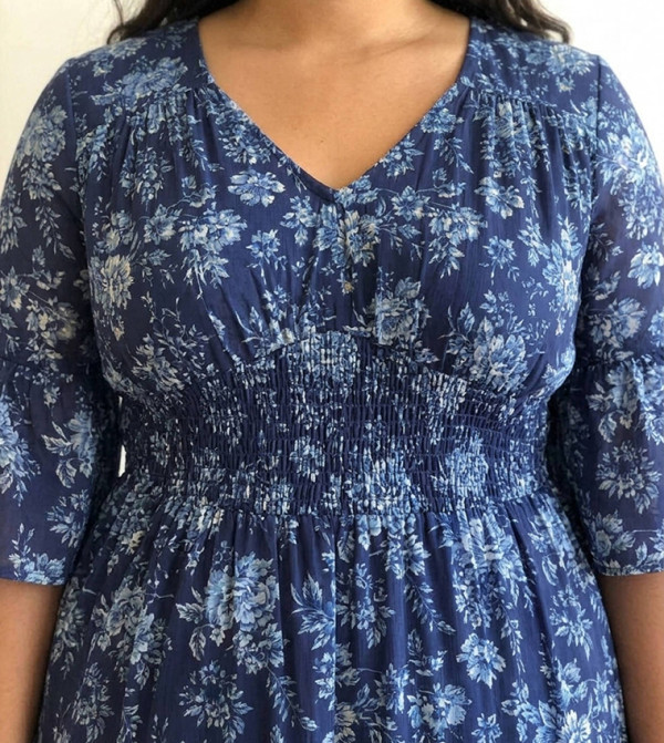 فيكتور آند جين فيكتور آند جين  - كحلي Midi Dresses