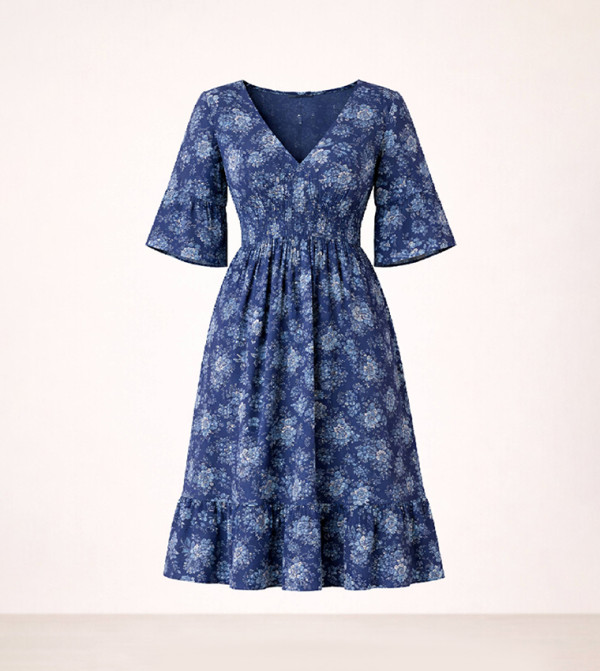 فيكتور آند جين فيكتور آند جين  - كحلي Midi Dresses