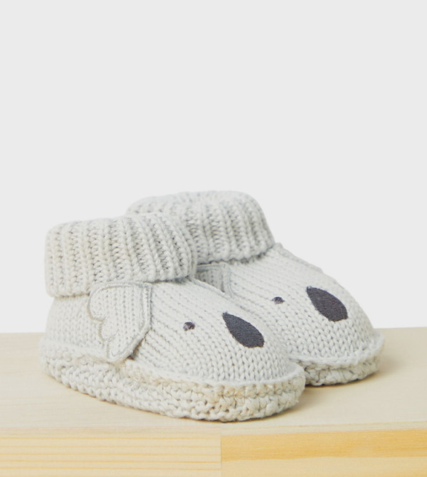 BABIES & MORE  Booties - Grey Booties