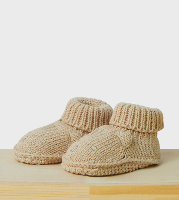 BABIES & MORE  Booties - Brown Booties
