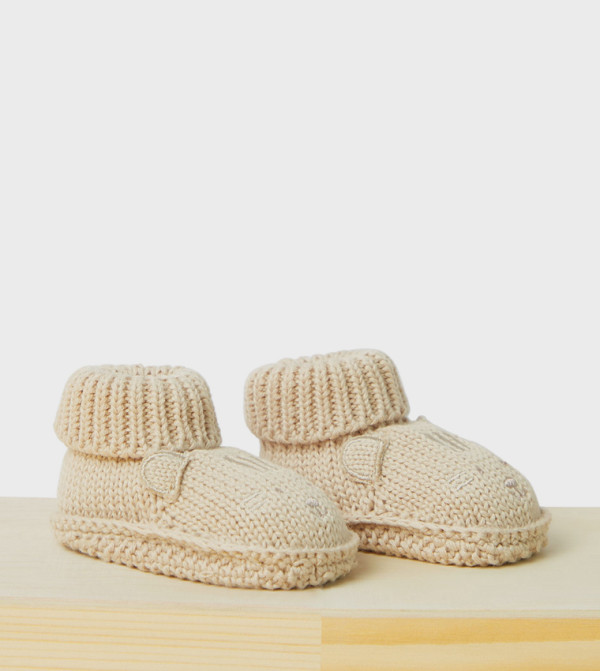 BABIES & MORE  Booties - Brown Booties