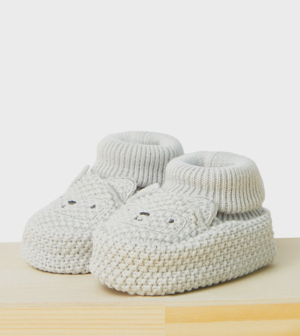 BABIES & MORE Booties - Grey Booties