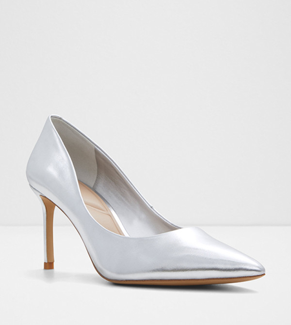 ألدو aldo-pillow-walk - فضي أحذية بكعب