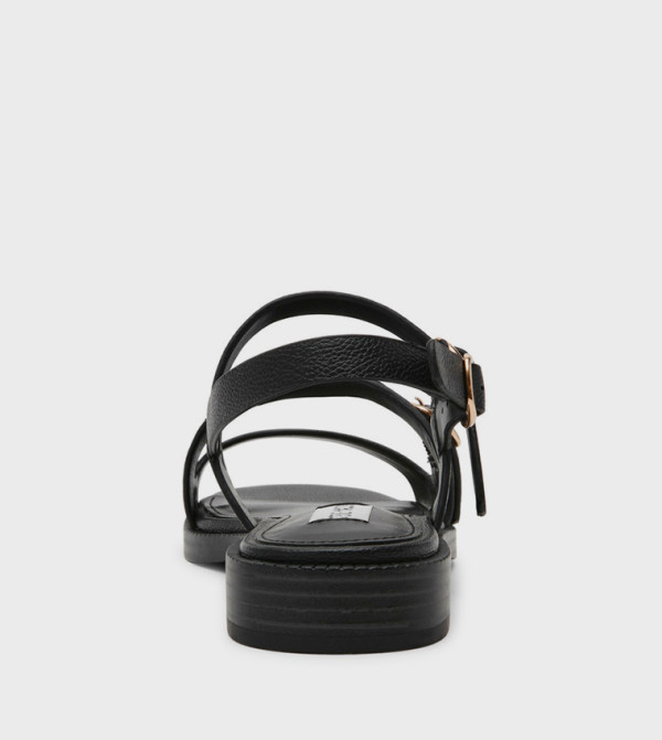 Steve Madden  Flat Sandals - Black Flat Sandals