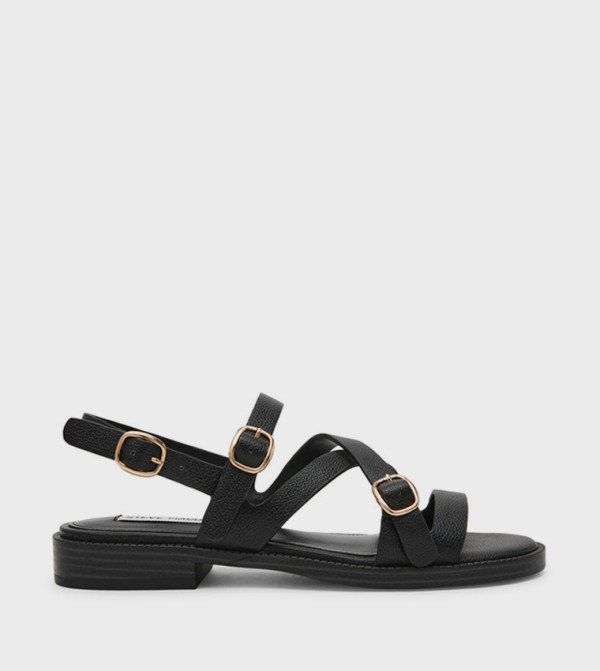 Steve Madden  Flat Sandals - Black Flat Sandals
