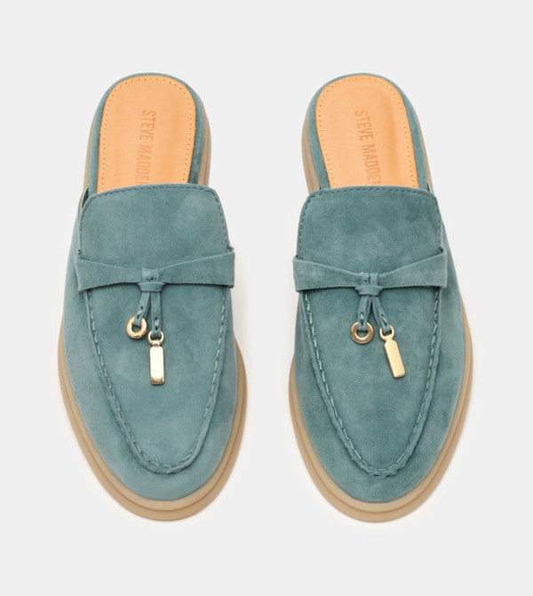 ستيف مادن  Slip-Ons - أخضر سهل الارتداء