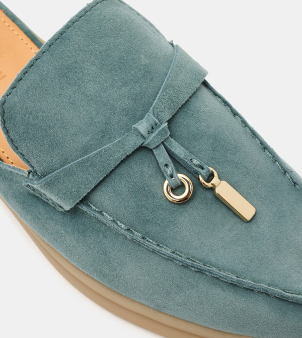 ستيف مادن  Slip-Ons - أخضر سهل الارتداء