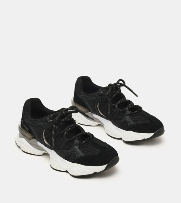 Steve Madden  start-at-the-bottom-w - BLACK Low Top