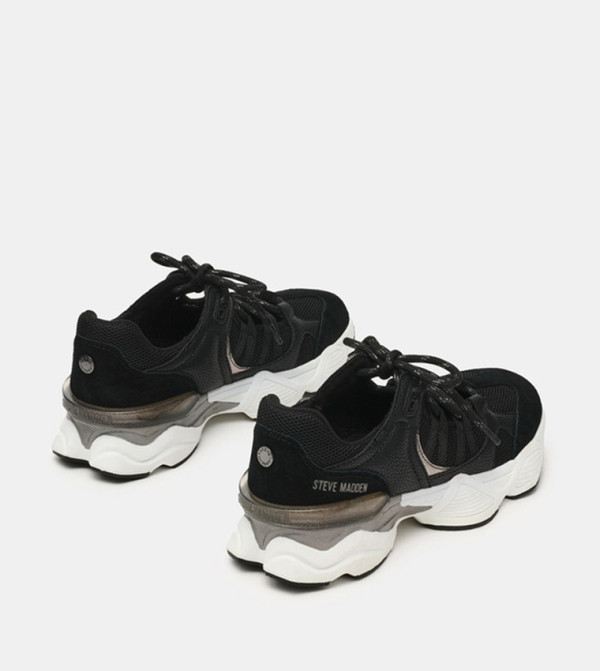 Steve Madden  start-at-the-bottom-w - BLACK Low Top