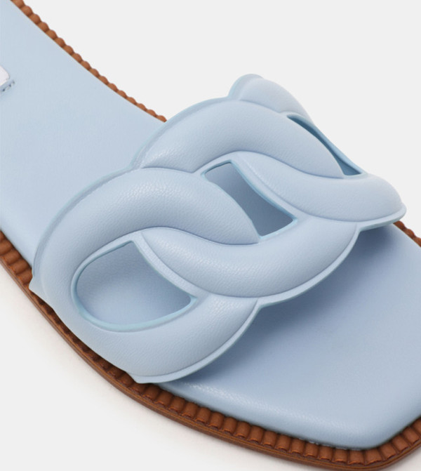 ستيف مادن ستيف مادن - أزرق Flat Sandals