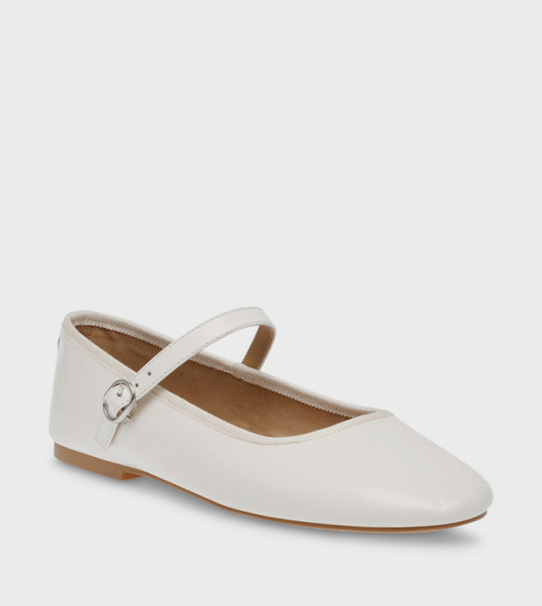 Steve Madden  Sandals - White Mary Janes