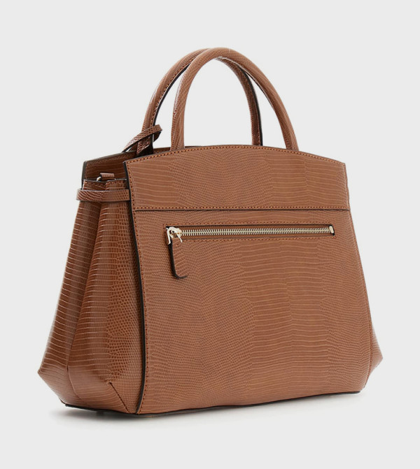 Guess  Satchel Bags - Tan Satchel Bags