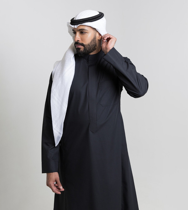 الشياكة الشياكة - أسود Kandura