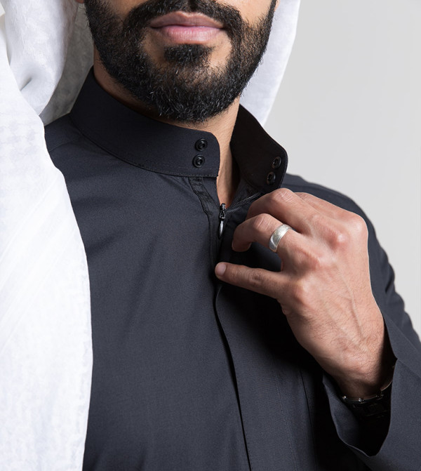 الشياكة الشياكة - أسود Kandura