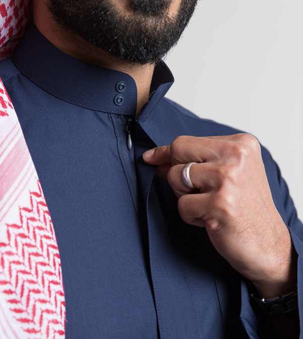 الشياكة الشياكة - أزرق Kandura