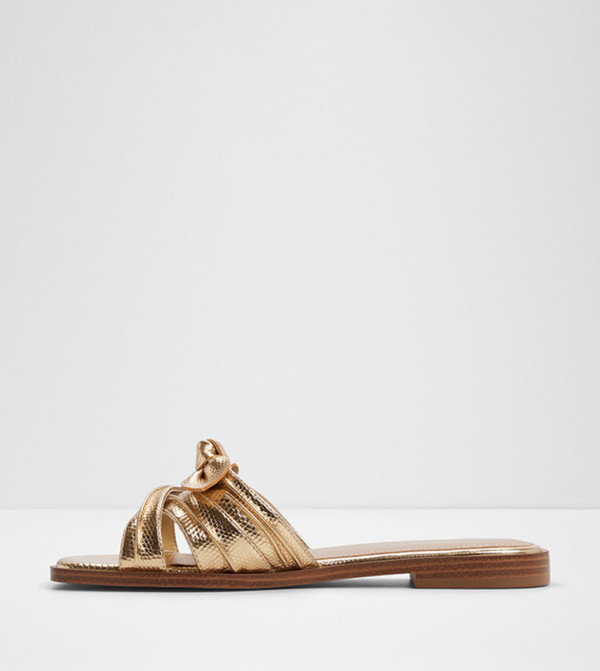 Aldo Aldo - Gold Flat Sandals