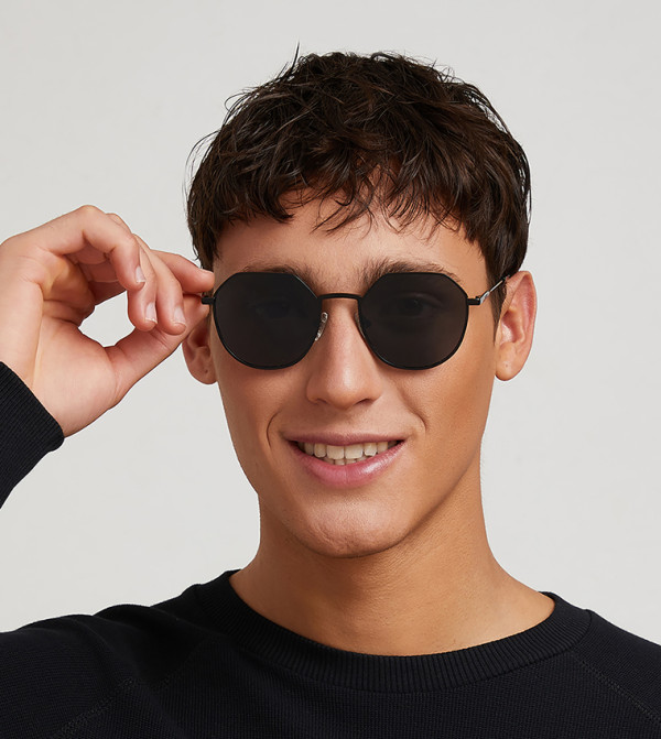 30 سندايز 30 سندايز - أسود Retro Sunglasses