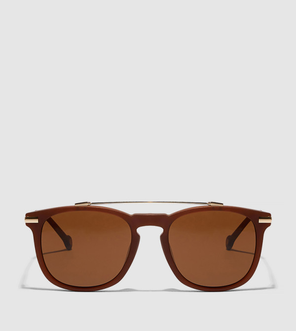 30Sundays 30Sundays - Brown Square Sunglasses