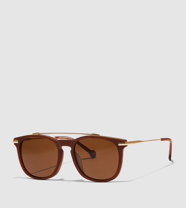 30Sundays 30Sundays - Brown Square Sunglasses