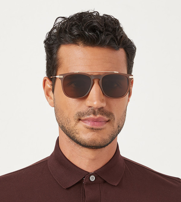 30Sundays 30Sundays - Brown Square Sunglasses
