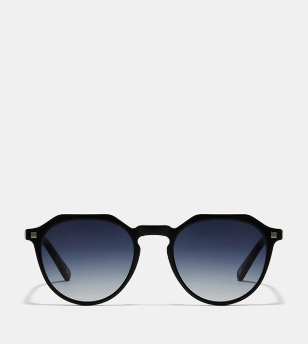 30Sundays  Round Sunglasses - Black Round Sunglasses