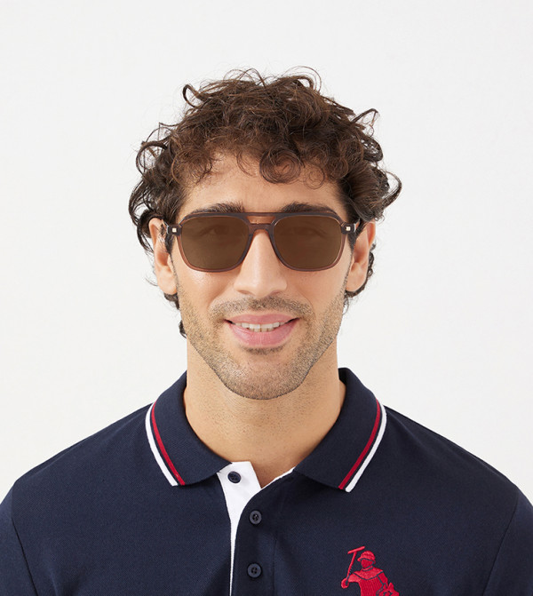 30Sundays  Square Sunglasses - Brown Square Sunglasses