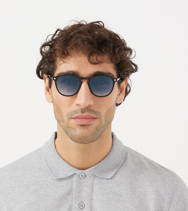 30Sundays  Round Sunglasses - Black Round Sunglasses