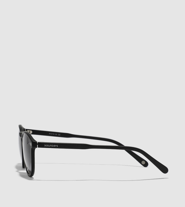 30 سندايز  نظارات شمسية ريترو - أسود Retro Sunglasses
