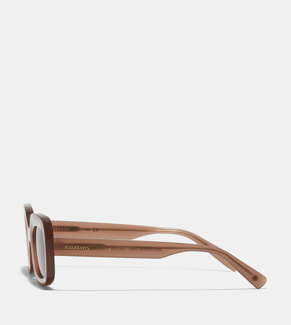30Sundays 30Sundays - Beige Square Sunglasses