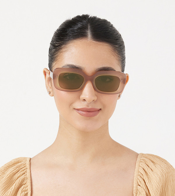 30Sundays 30Sundays - Beige Square Sunglasses