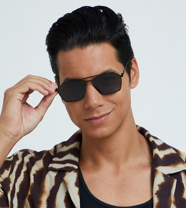 30 سندايز  نظارات شمسية ريترو - أسود Retro Sunglasses