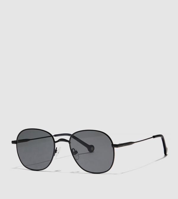 30 سندايز  نظارات شمسية - أسود Square Sunglasses