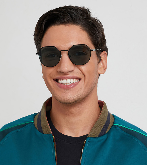 30Sundays  Square Sunglasses - Black Round Sunglasses
