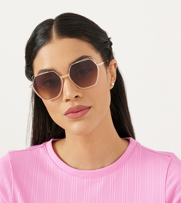 30 سندايز 30 سندايز - بيج Round Sunglasses