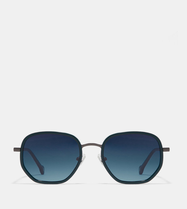 30 سندايز  نظارات شمسية دائرية - أزرق Round Sunglasses