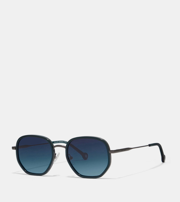 30 سندايز  نظارات شمسية دائرية - أزرق Round Sunglasses
