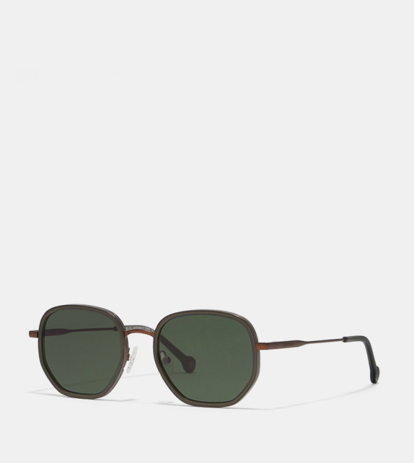 30 سندايز  نظارات شمسية دائرية - أخضر Round Sunglasses