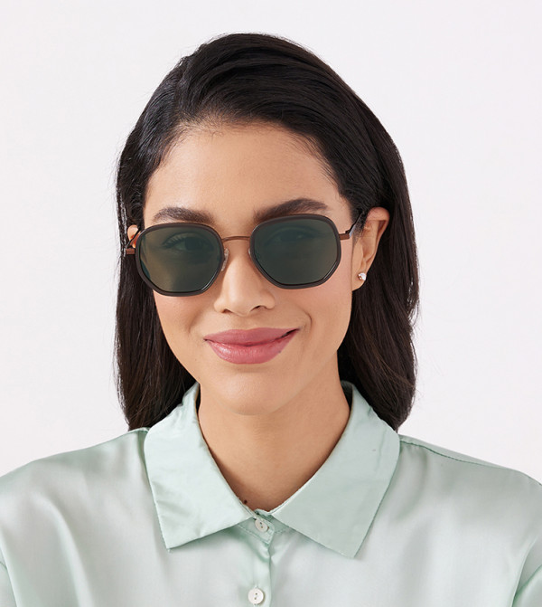 30 سندايز  نظارات شمسية دائرية - أخضر Round Sunglasses