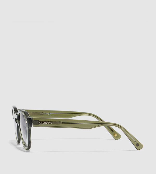 30 سندايز 30 سندايز - أخضر Square Sunglasses