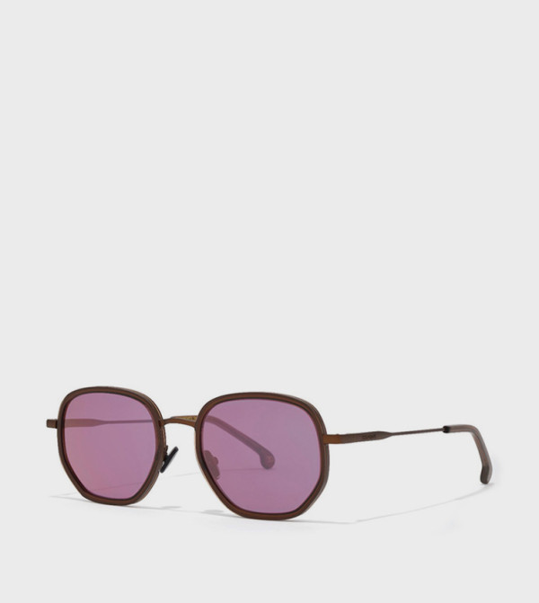 30Sundays  Round Sunglasses - Brown undefined