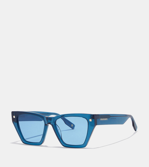 30Sundays  Butterfly - Blue Retro Sunglasses
