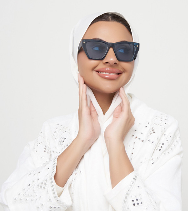30Sundays  Butterfly - Blue Retro Sunglasses