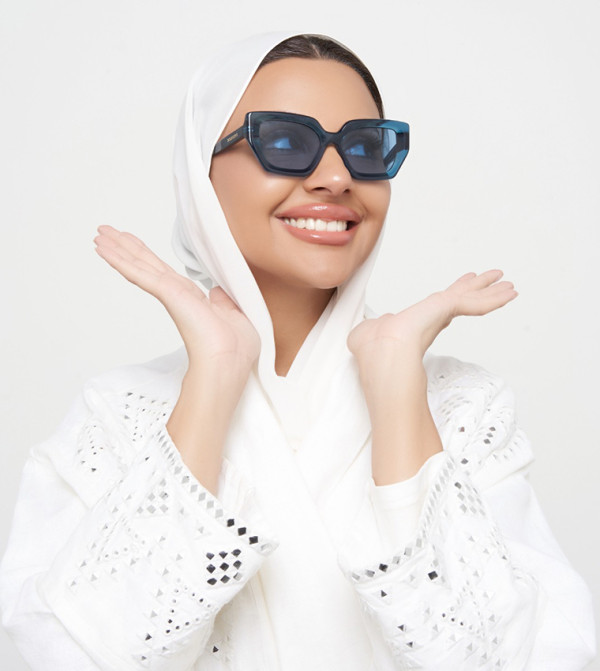 30 سندايز  نظارات الشمسية - أزرق كات آي