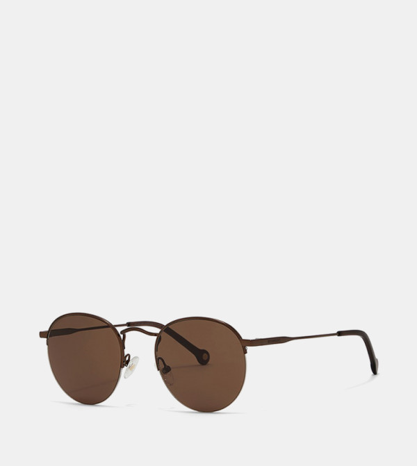 30Sundays  Sunglasses - Brown Round Sunglasses