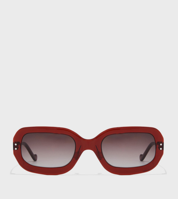 30Sundays 30Sundays - BURGANDY Square Sunglasses