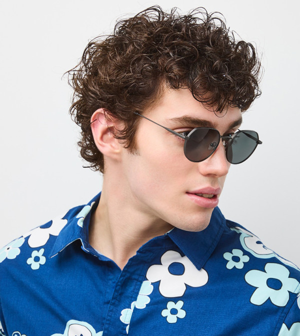 30Sundays  Round Sunglasses - Grey Round Sunglasses